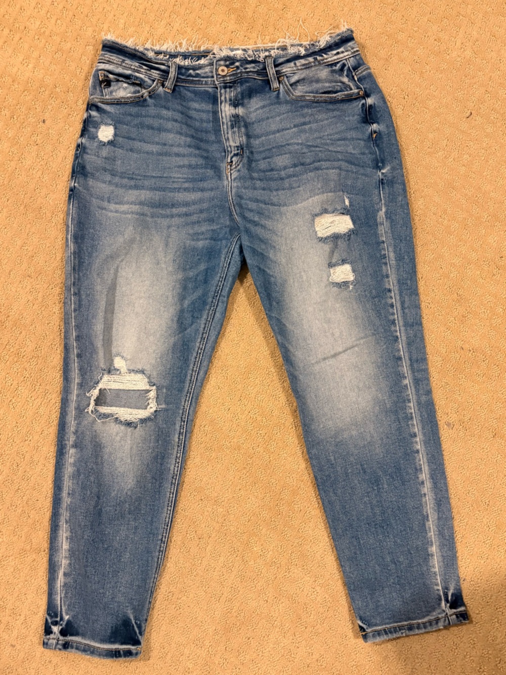 KanCan Light Blue Distressed Skinny Jeans